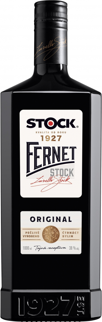 Fernet Stock 40% 1 l (holá láhev)