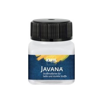 Barva na světlý a tmavý textil JAVANA 20 ml bílá