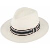Klobouk Fiebig Headwear since 1903 Letní fedora klobouk Traveller Fedora Tropez bílý