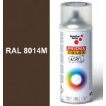 Schuller Eh'klar Prisma Color 91029 RAL 8014M Sprej hnědý matný 400 ml, odstín barva sépiová matná – HobbyKompas.cz