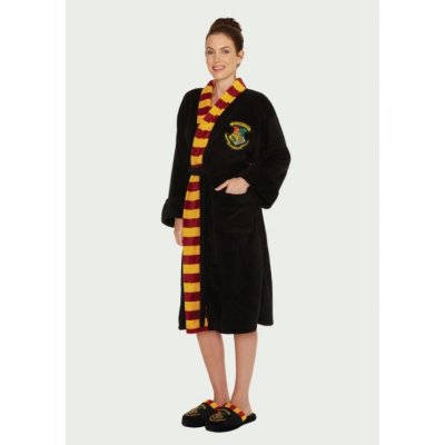Curepink župan Harry Potter Čarodějka z Bradavic Hogwarts černá – Zboží Mobilmania