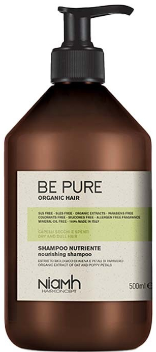 Niamh Hairkoncept výživný šampon na vlasy Be Pure Nourishing 500 ml