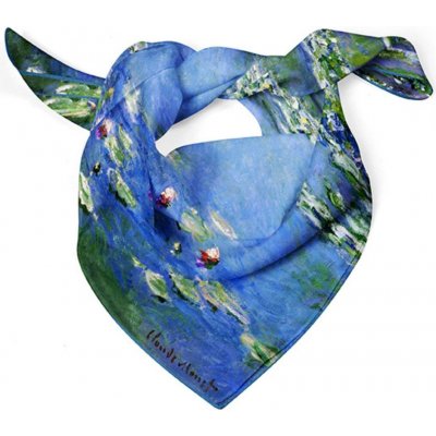 hedvábný šátek Waterlilies Claude Monet – Hledejceny.cz