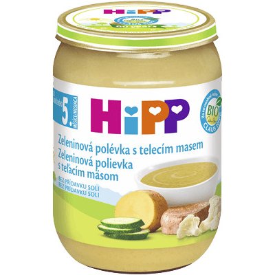 HiPP BIO Zeleninová s telecím masem 190 g