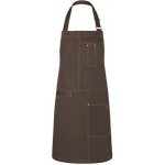 Karlowsky Gastro zástěra s laclem KY113 Chocolate 68x80cm – Hledejceny.cz