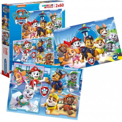 Clementoni Paw Patrol 24787 2 x 60 dílků