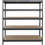 Majster Regál Rivet 180 x 150 x 45 cm 5 polic antracit šedá – Sleviste.cz