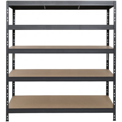 Majster Regál Rivet 180 x 150 x 45 cm 5 polic antracit šedá – Sleviste.cz