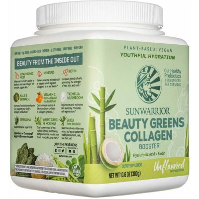 Sunwarrior Beauty Greens Collagen Vegan 300 g – Hledejceny.cz