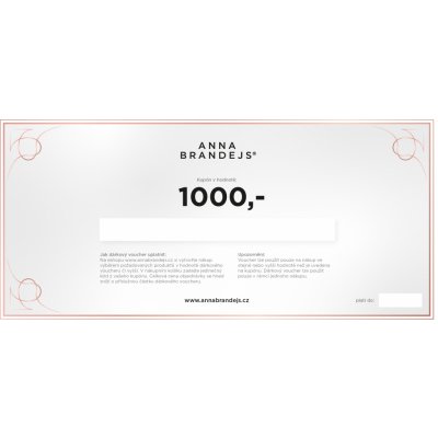 Voucher na nákup v hodnotě 1000 Kč – Zboží Dáma