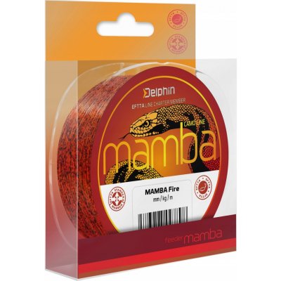 Delphin Mamba Carp Fire - 600m 0,26mm 5,2kg – Hledejceny.cz