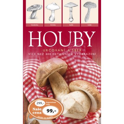 Houby - nový kapesní atlas unikátní fotografický průvodce, který vás seznámí s houbami v Evropě Evans,Kibby