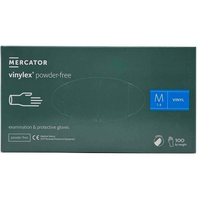 Mercator Vinylex Powder-Free Examination & Protective 100 ks – HobbyKompas.cz