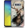 Pouzdro a kryt na mobilní telefon Samsung Pouzdro Head Case Samsung Galaxy S10e POLYSKETCH JELEN