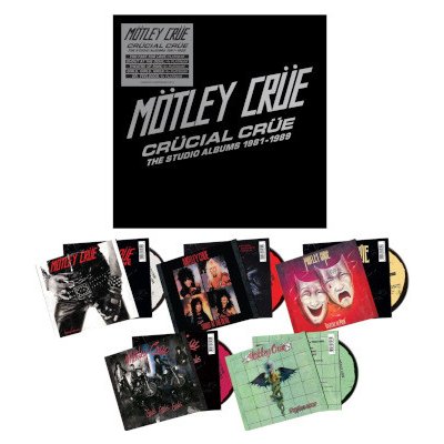 Motley Crue - Crücial Crüe Studio Albums 1981-1989 Box 5 CD – Zboží Mobilmania