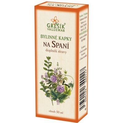 Grešík Na spaní kapky Devatero bylin 50 ml – Zboží Mobilmania