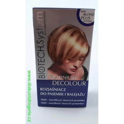 Professional Hair Care Destiny 5D Decolour Platinium bílý platinový melír na vlasy 40 g + 80 ml