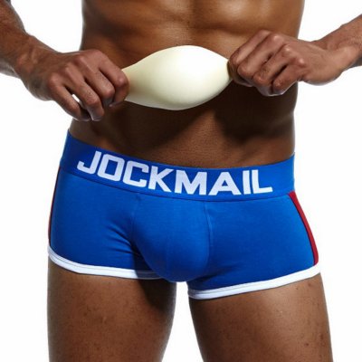 Jockmail 3D PUSH-UP SHAPER bavlněné boxerky PushUp vložka