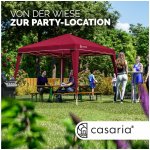 Casaria Capri 3x3m vínově červený – Zboží Dáma