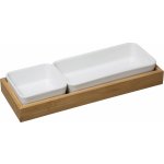 Secret de Gourmet Sada na občerstvení bambusový podnos 28,5x11cm – Sleviste.cz