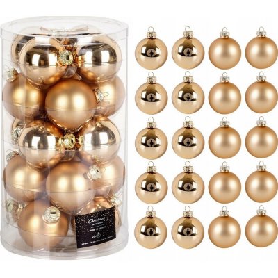 Koopman % Vánoční Baňky zlaté 6 cm 20 ks Home Styling Collection – Hledejceny.cz