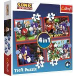 TREFL Sonic Dobrodružná jízda 4v1 35,48,54,70 dílků – Zboží Dáma