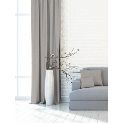 Výprodej Dekorační látky, Blackout Plátno 150 cm, béžovošedé 150 x 225 cm – Sleviste.cz