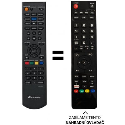 Dálkový ovladač Predátor Pioneer RC-938DV, BDP-X300-B, BDP-X300-S – Hledejceny.cz