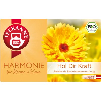 TEEKANNE Organic Harmony for Body and Soul Síla a energie 20 dvoukomorových sáčků