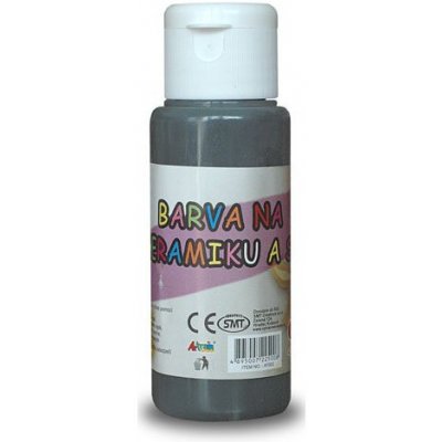 Creatoys akrylová barva na sklo a keramiku 60 ml černá – Zboží Dáma