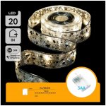 Aigostar LED Vánoční řetěz 20xLED/3xAA 2m teplá bílá stříbrná B103033XC – Hledejceny.cz