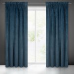 EUROFIRANY ZATEMŇOVACÍ ZÁVĚS NA PÁSCE VILLA 140X270 CM NÁMOŘNICKÁ MODRÁ – Hledejceny.cz