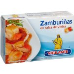 Vigilante Hřebenatky Zamburiñas v rajčatové omáčce 115 g – Sleviste.cz