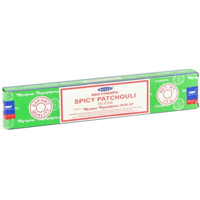 Sai Baba Nag Champa vonné tyčinky Spicy Patchouli 15 g – Hledejceny.cz