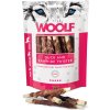 Pamlsek pro psa Woolf Duck & Rawhide twister 100 g