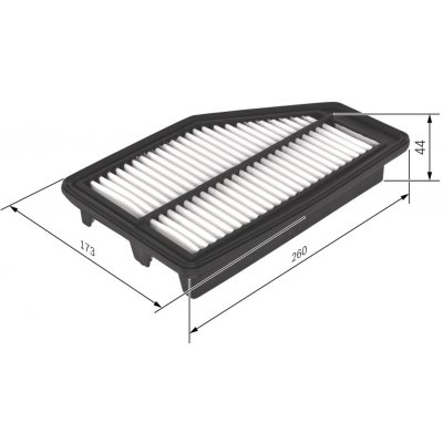 Vzduchový filtr BOSCH F 026 400 295 (F026400295) – Hledejceny.cz