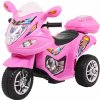 Elektrické vozítko Majlo Toys elektrická tříkolka Racing růžová