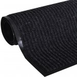 vidaXL 241265 Černá PVC rohožka 90 x 120 cm