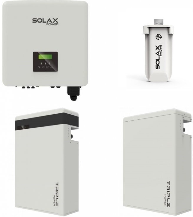 Set Solax X3HYBRID G4 D + baterie T58 V2 + PocektWifi 3.0 Velikost