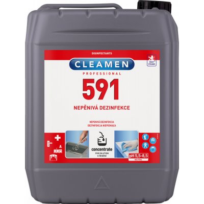 CLEAMEN 591 koncentrát nepěnivá dezinfekce 5 l – Zboží Mobilmania