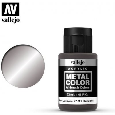 Vallejo Barva Metal Color 77721 Burnt Iron 32ml – Zboží Mobilmania