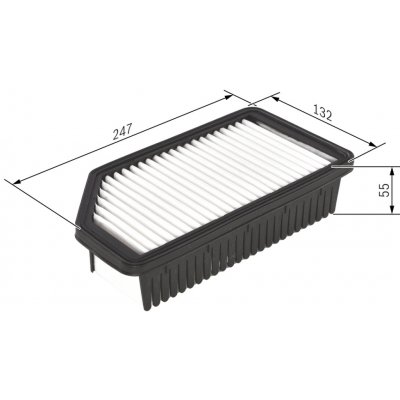 Vzduchový filtr BOSCH F 026 400 414 (F026400414) – Hledejceny.cz