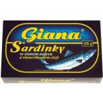 Giana Sardinky ve slaném nálevu a rostlinném oleji 125 g – Zboží Dáma