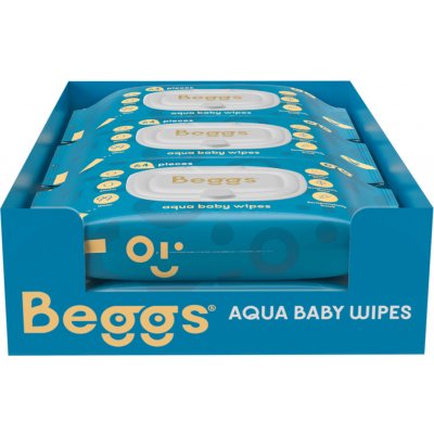 Beggs vlhčené splachovatelné ubrousky 6 x 64 ks – Zboží Dáma