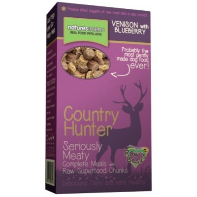 Natures Menu nugety ze zvěřiny, hovězího, borůvek, ovsa a zeleniny 700 g od  286 Kč - Heureka.cz