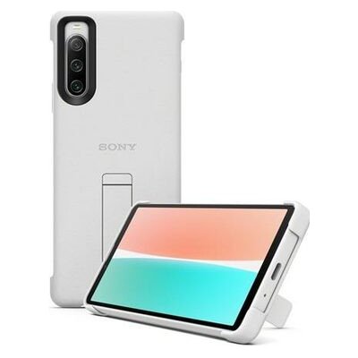 Pouzdro SONY Stylové se stojánkem smartphone Xperia 10 IV šedé XQZCBCCH