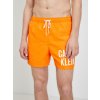 Koupací šortky, boardshorts Calvin Klein Underwear plavky oranžové