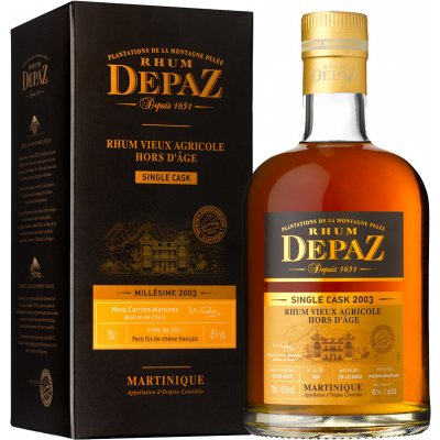 Depaz Single Cask 2003 45% 0,7 l (karton)