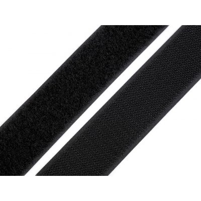 Suchý zip háček + plyš šíře 30 mm Varianta: 2 černá, Balení: 1 m – Hledejceny.cz