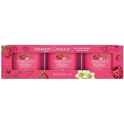 Yankee Candle Red Raspberry 3 x 37 g – Zbozi.Blesk.cz